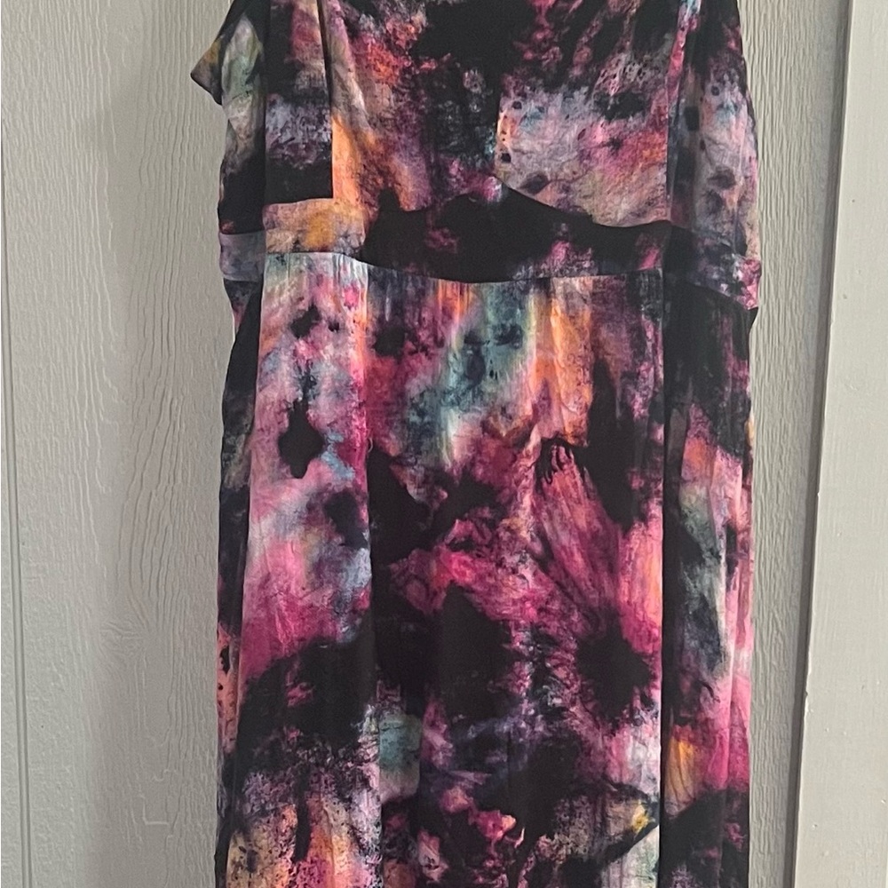 Multicolor Sleeveless Women's Dress